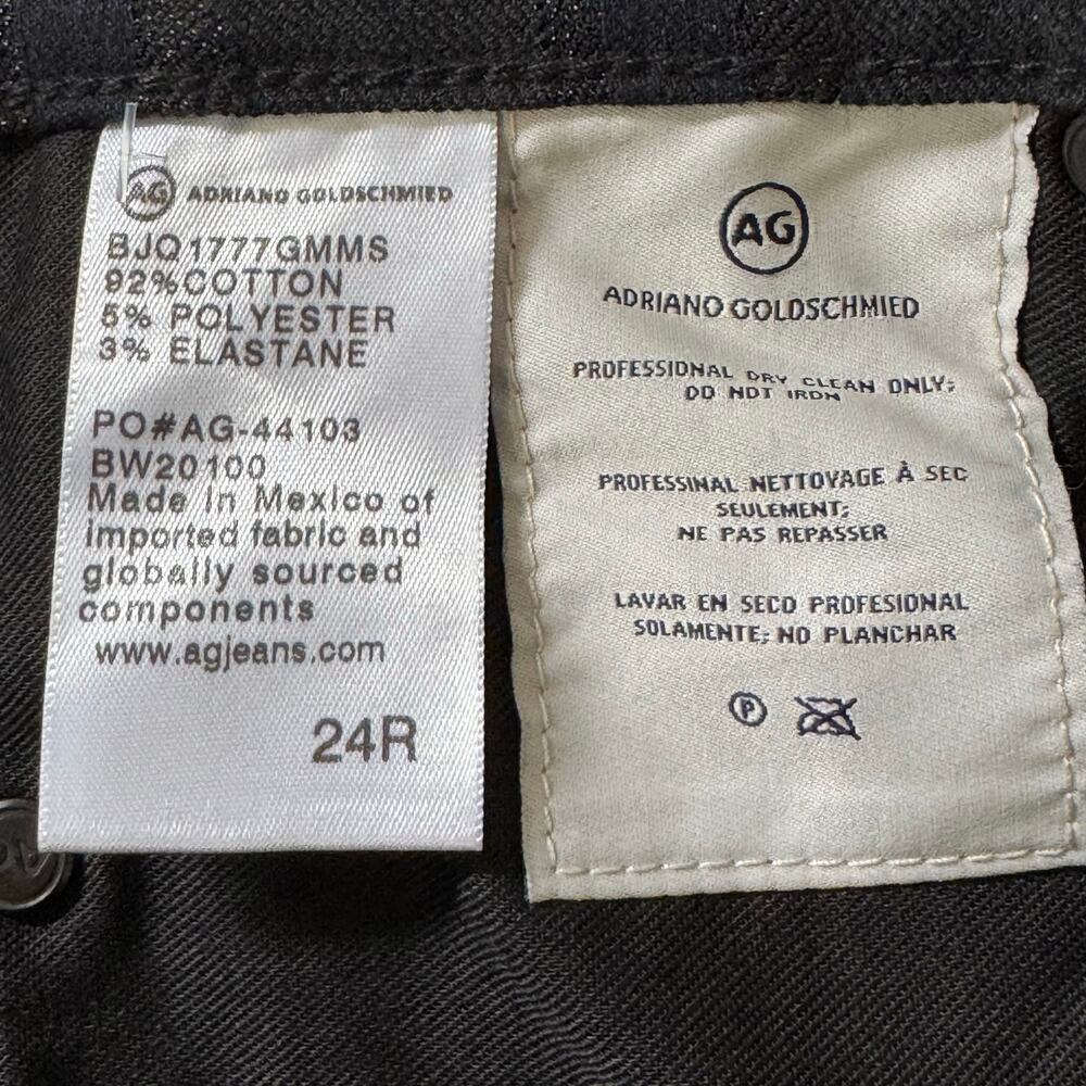ADRIANO GOLDSCHMIED FARRAH HIGH RISE SKINNY ANKLE JEANS METALLIC STRIPE‎ SIZE 24 - Picture 9 of 15